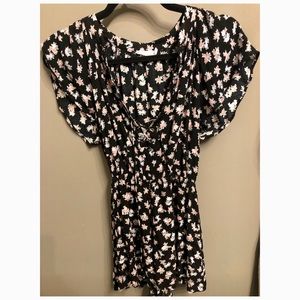 LUSH floral romper